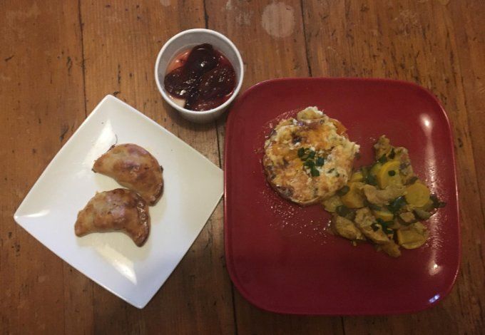 Entrée + Plat , photo non contractuelle